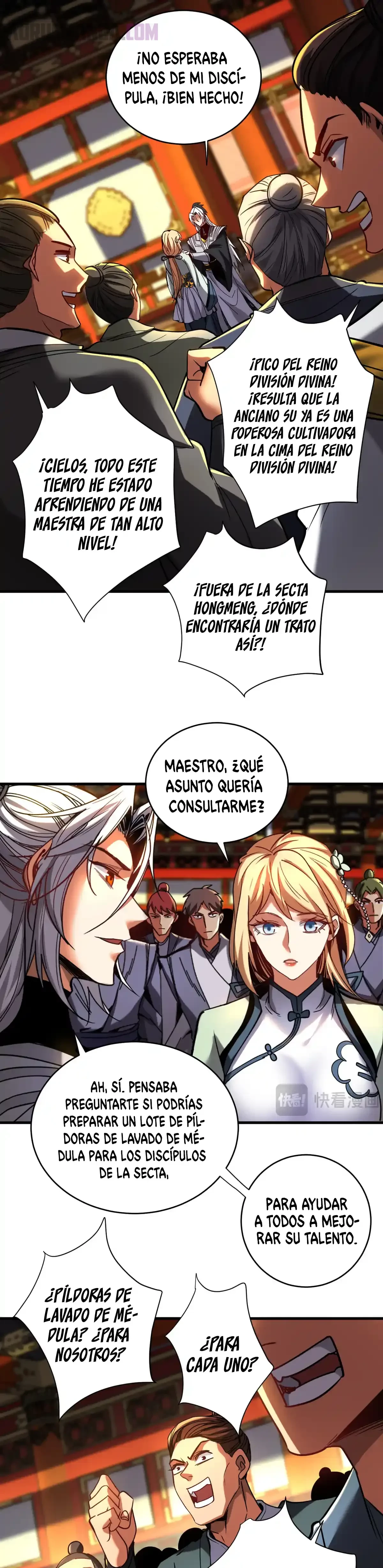 Mientras mis discípulas se matan, yo me relajo! > Capitulo 133 > Page 71